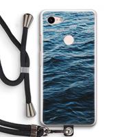 CaseCompany Oceaan: Pixel 3 Transparant Hoesje met koord