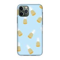 CaseCompany Ananasjes: Volledig geprint iPhone 11 Pro Hoesje