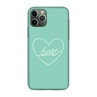 CaseCompany Best heart pastel: Volledig geprint iPhone 11 Pro Hoesje