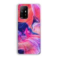 CaseCompany Earth And Ocean: Oppo A94 5G Transparant Hoesje