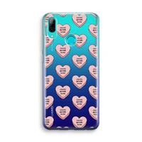CaseCompany Chicks before dicks: Huawei P Smart (2019) Transparant Hoesje