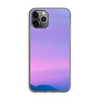CaseCompany Sunset pastel: iPhone 11 Pro Max Transparant Hoesje
