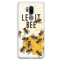 CaseCompany Let it bee: LG G7 Thinq Transparant Hoesje