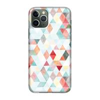 CaseCompany Gekleurde driehoekjes pastel: Volledig geprint iPhone 11 Pro Hoesje