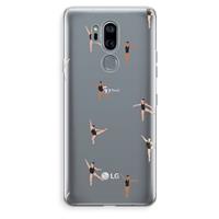 CaseCompany Dancing #1: LG G7 Thinq Transparant Hoesje