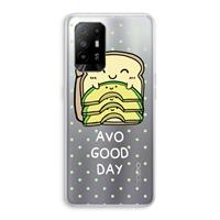 CaseCompany Avo Good Day: Oppo A94 5G Transparant Hoesje