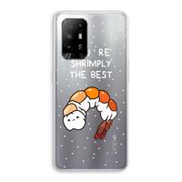 CaseCompany You're Shrimply The Best: Oppo A94 5G Transparant Hoesje