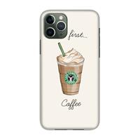 CaseCompany But first coffee: Volledig geprint iPhone 11 Pro Hoesje