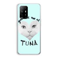 CaseCompany You had me at tuna: Oppo A94 5G Transparant Hoesje
