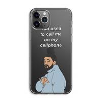 CaseCompany Hotline bling: iPhone 11 Pro Max Transparant Hoesje