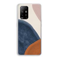 CaseCompany Geo #1: Oppo A94 5G Transparant Hoesje