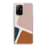 CaseCompany Geo #2: Oppo A94 5G Transparant Hoesje