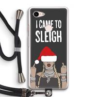 CaseCompany Came To Sleigh: Pixel 3 Transparant Hoesje met koord