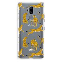 CaseCompany Luipaard: LG G7 Thinq Transparant Hoesje