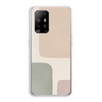 CaseCompany Geo #7: Oppo A94 5G Transparant Hoesje