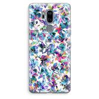 CaseCompany Hibiscus Flowers: LG G7 Thinq Transparant Hoesje