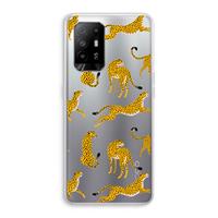 CaseCompany Luipaard: Oppo A94 5G Transparant Hoesje