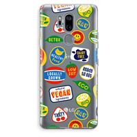CaseCompany Fruitsticker: LG G7 Thinq Transparant Hoesje