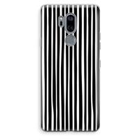 CaseCompany Stripes: LG G7 Thinq Transparant Hoesje