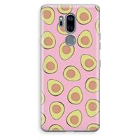 CaseCompany Dancing avocados: LG G7 Thinq Transparant Hoesje