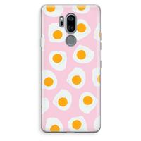 CaseCompany Dancing eggs: LG G7 Thinq Transparant Hoesje