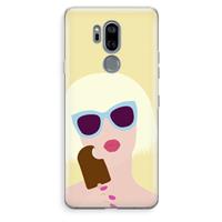 CaseCompany Ice cream: LG G7 Thinq Transparant Hoesje