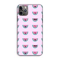 CaseCompany Smiley watermeloenprint: iPhone 11 Pro Max Tough Case