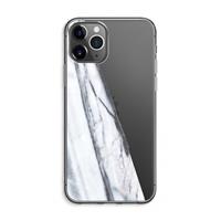 CaseCompany Gestreepte marmer: iPhone 11 Pro Max Transparant Hoesje
