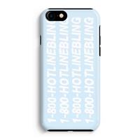 CaseCompany Hotline bling blue: iPhone 7 Tough Case