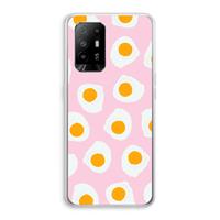 CaseCompany Dancing eggs: Oppo A94 5G Transparant Hoesje