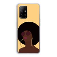 CaseCompany Golden hour: Oppo A94 5G Transparant Hoesje
