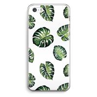 CaseCompany Tropische bladeren: iPhone 5 / 5S / SE Transparant Hoesje