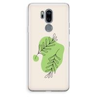 CaseCompany Beleaf in you: LG G7 Thinq Transparant Hoesje