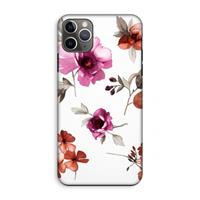 CaseCompany Geschilderde bloemen: iPhone 11 Pro Max Tough Case