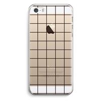 CaseCompany Rooster: iPhone 5 / 5S / SE Transparant Hoesje