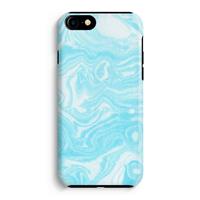CaseCompany Waterverf blauw: iPhone 7 Tough Case