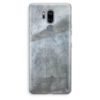 CaseCompany Grey Stone: LG G7 Thinq Transparant Hoesje