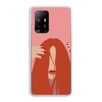 CaseCompany Woke up like this: Oppo A94 5G Transparant Hoesje