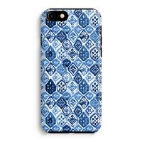 CaseCompany Blauw motief: iPhone 7 Tough Case