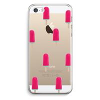 CaseCompany Waterijsje: iPhone 5 / 5S / SE Transparant Hoesje