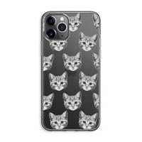 CaseCompany Kitten: iPhone 11 Pro Max Transparant Hoesje