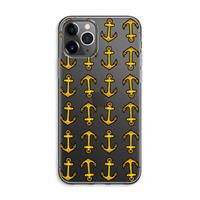 CaseCompany Musketon Anchor: iPhone 11 Pro Max Transparant Hoesje