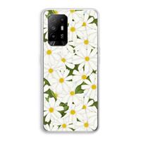 CaseCompany Summer Daisies: Oppo A94 5G Transparant Hoesje