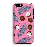 CaseCompany Kokosnoot roze: iPhone 7 Tough Case