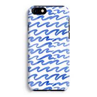CaseCompany Blauwe golven: iPhone 7 Tough Case