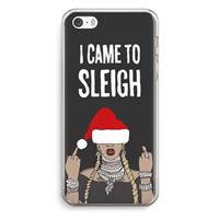 CaseCompany Came To Sleigh: iPhone 5 / 5S / SE Transparant Hoesje