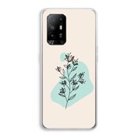 CaseCompany Violets are blue: Oppo A94 5G Transparant Hoesje