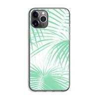CaseCompany Palmbladeren: iPhone 11 Pro Max Transparant Hoesje