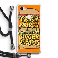 CaseCompany Big Macs Bigger Dreams: Pixel 3 Transparant Hoesje met koord