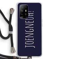 CaseCompany Joengneuh!: Oppo A94 5G Transparant Hoesje met koord